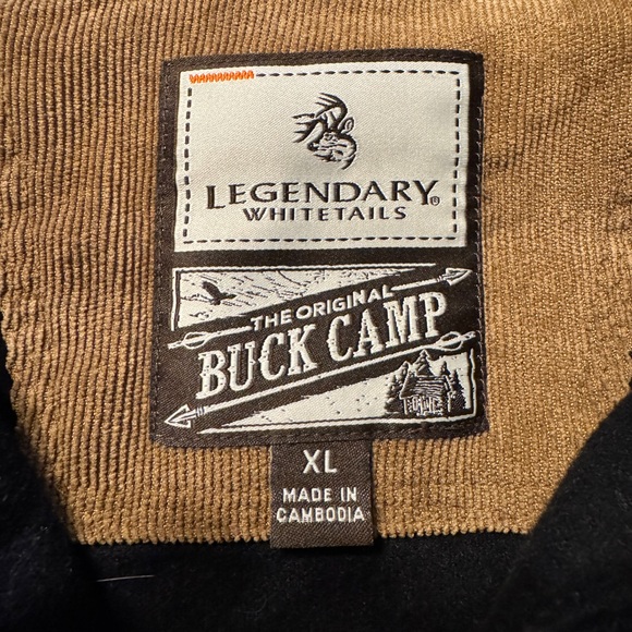 Legendary Whitetails Black Heather Flannel - Picture 2 of 3